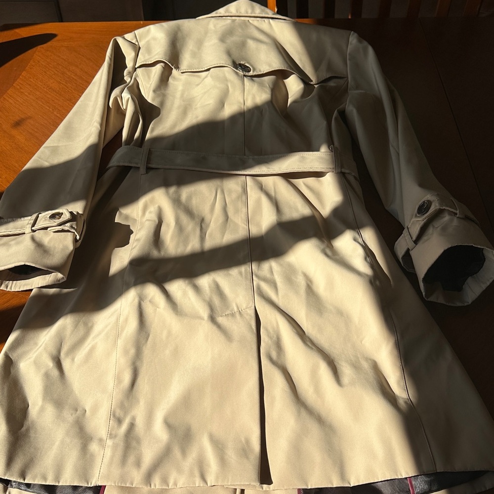 Calvin Klein Classic Women’s Tan Trench Coat - Picture 7 of 8